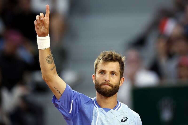 enfrentó a Nicolás Jarry en Roland Garros. EFE