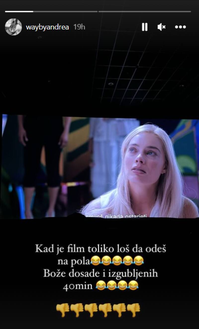 Comentario de Andrea Ankovic, novia de Ángelo Henríquez, tras ver "Barbie".