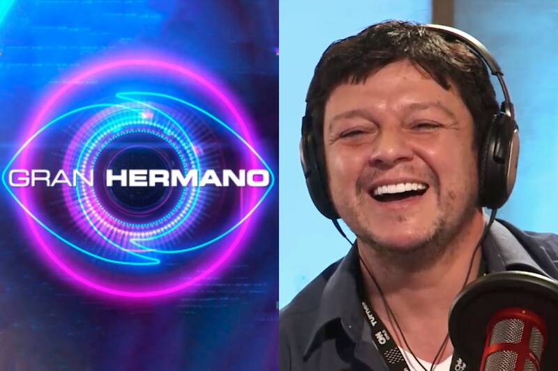Comercial de "Gran Hermano" y Foto de Carlos Valencia en podcast/ Chilevisión
