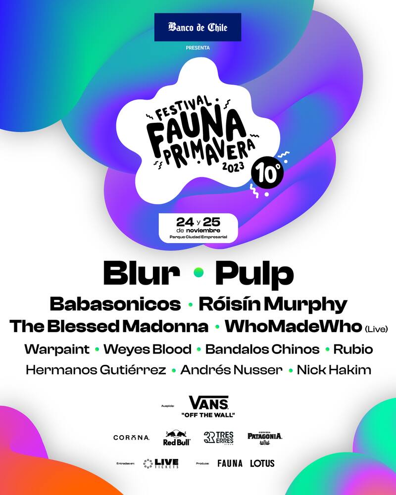 Las bandas que estarán en Cartel Fauna Primavera 2023.