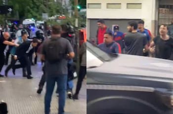 VIDEO | ¡Escándalo total! Presidente de San Lorenzo salió escoltado ante la furia de los hinchas