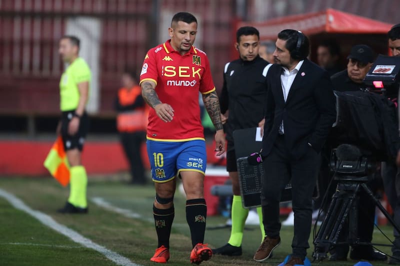 Emiliano Vecchio disparó contra la dirigencia de Unión Española. (Foto: Aton)