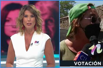 "Me extraña que lo preguntes tú": Macarena Pizarro tuvo tenso cruce con Sebastián Eyzaguirre tras agresión de camarógrafo de "CQC" a comando de ME-O