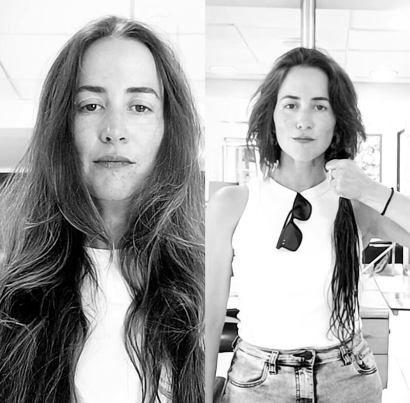 El cambio de look de Lorena Bosch.