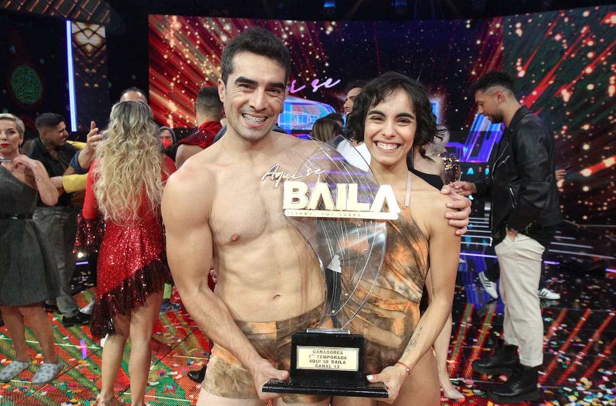 Kike Faúndez le dedica su triunfo en "Aquí se baila" a su familia: "Sin mi esposa, sin mi hijo, de verdad, yo no hago nada"