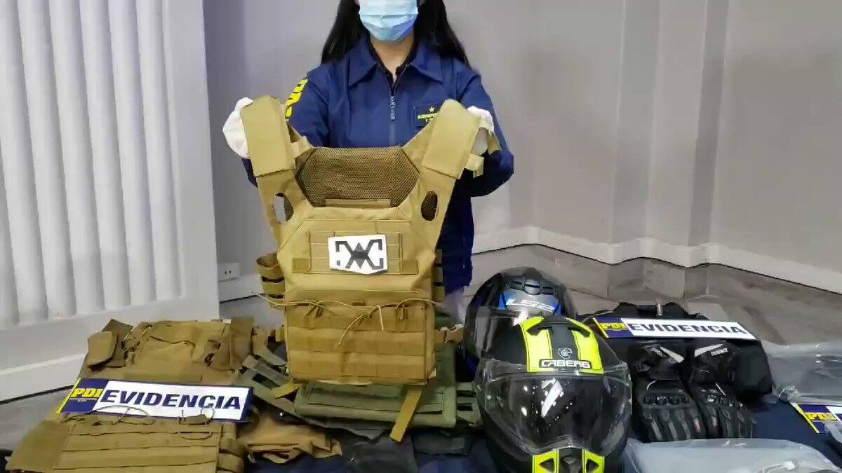 Incautaron armas y municiones tras detener a ocho personas por amenazas a fiscal Chong