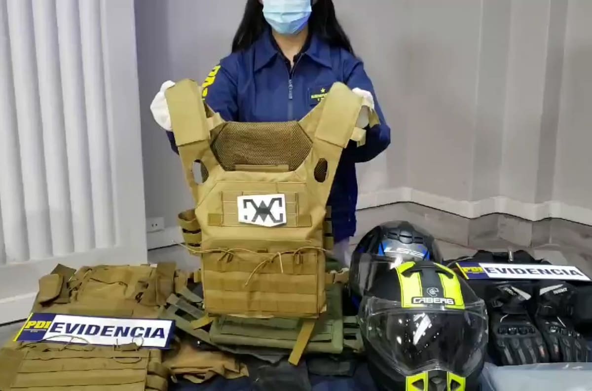 Incautaron armas y municiones tras detener a ocho personas por amenazas a fiscal Chong
