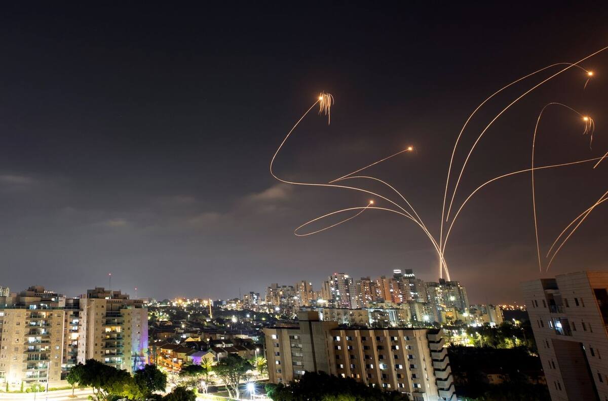 VIDEOS: Así fue el ataque con cohetes contra Tel Aviv de parte del grupo Hamás