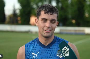 VIDEO | Se lució: Nacho Saavedra se animó a dar entrevista en ruso