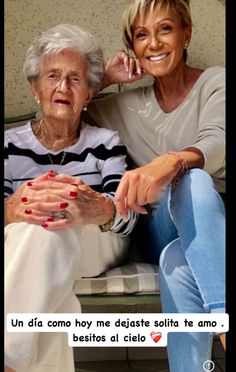 La animadora recordó a su madre.