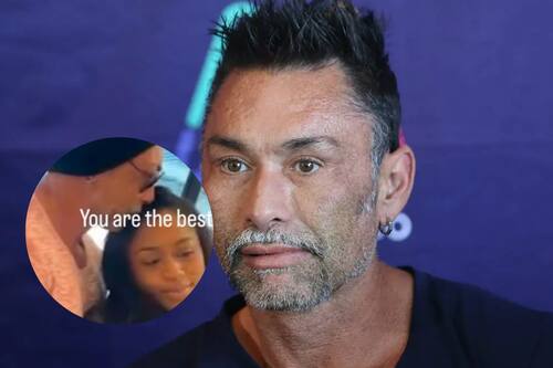 La verdad tras la romántica declaración de amor de Chino Ríos a su polola 29 años menor