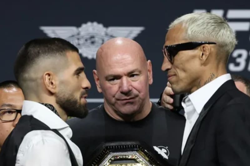 se enfrenta a Charles Oliveira en UFC 317. Créditos: Agencia EFE