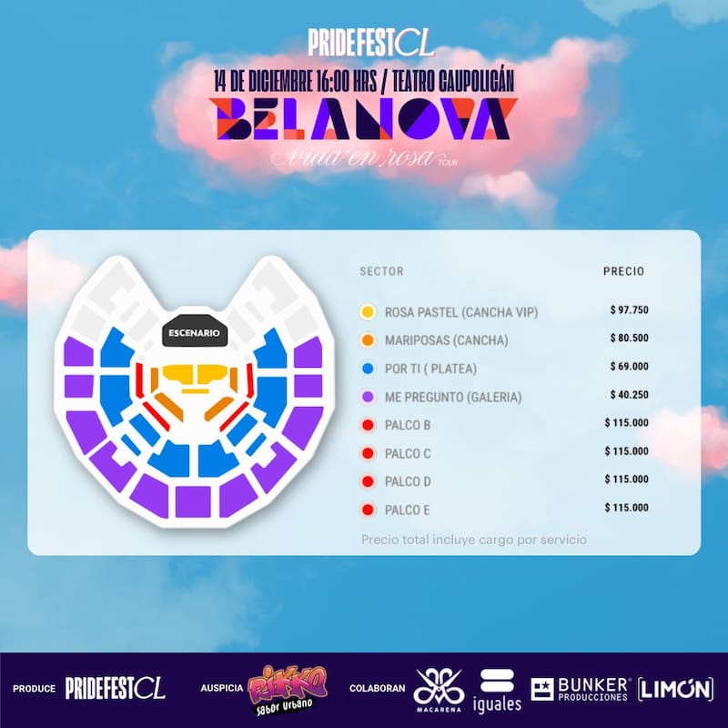 Belanova se presentará el 14 de diciembre.