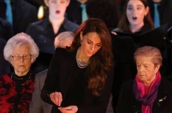 El significado oculto del collar que Kate Middleton usó en ceremonia conmemorativa del Holocausto