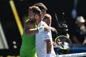 VIDEO | Se terminaron riendo: el puntazo de Alcaraz y Moutet en el Australian Open
