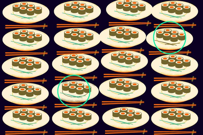 Estos son los 2 platos diferentes en la imagen. ¿Fuiste capaz de encontrarlos antes del tiempo límite?