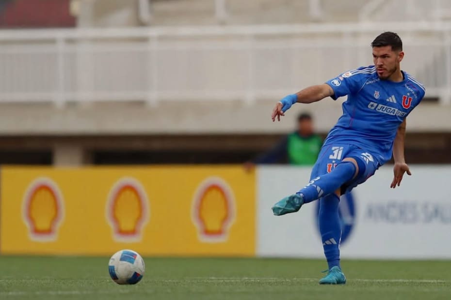 El dramático presente del jugador de la U. Foto: @udechile.