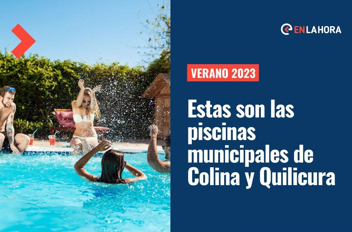 Piscinas municipales de Colina y Quilicura: ¿Dónde están, cuáles son los horarios y que se pide para ingresar?