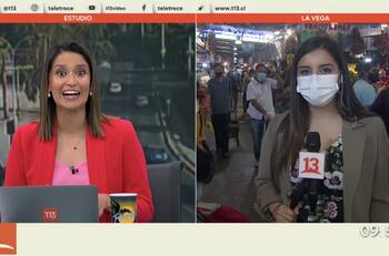 "Cara pálida" sorprendió en pleno despacho en vivo del noticiero matutino de Canal 13