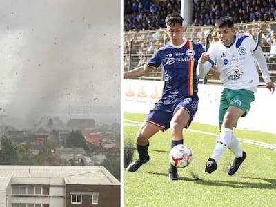 Clásico del Sur entre Osorno y Puerto Montt suspendido por el tornado en Puerto Varas