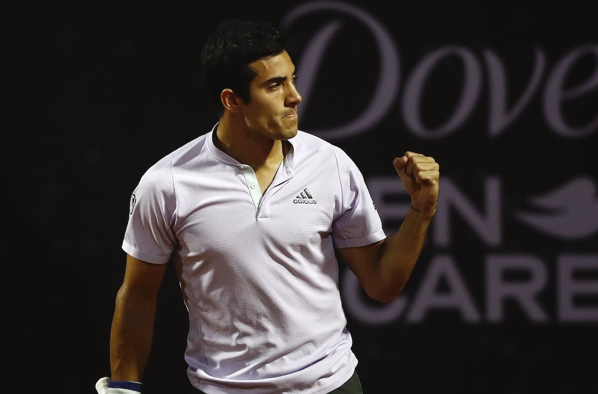 Baja de Fabio Fognini del Chile Open dejó a Cristian Garín como el primer cabeza de serie del torneo