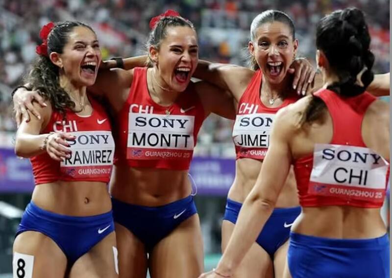 compitieron hoy en el Mundial de Atletismo.