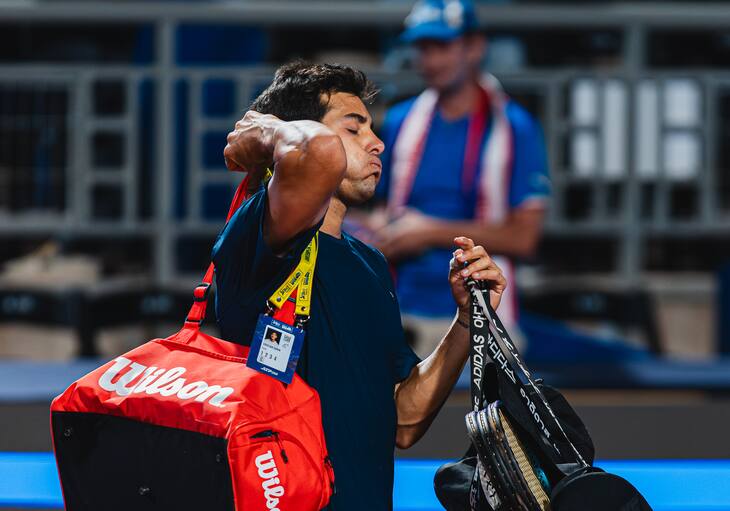 Se completó el desastre chileno en República Dominicana: Garin también quedó eliminado en el debut