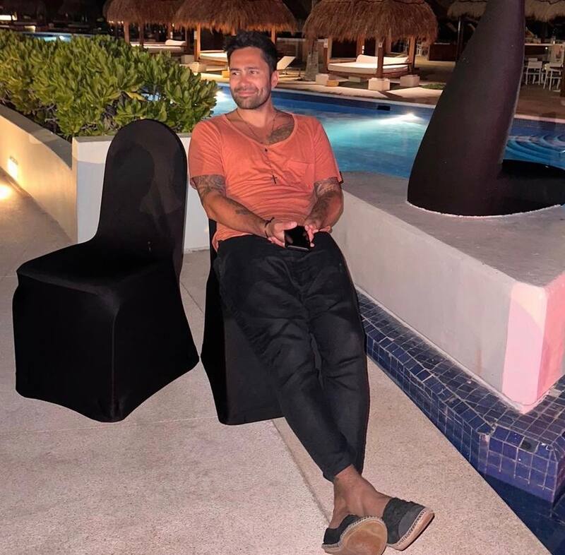 El exfutbolista disfrutando en Cancún / Instagram