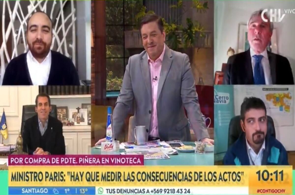 Julio César encaró a Felipe Alessandri por defender a Piñera