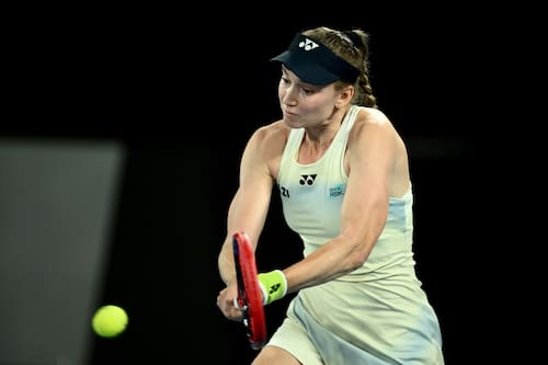 La kazaja casi no sufrió para imponerse a Jessica Pegula y avanzar a la final del Australian Open. Foto: Agencia EFE.