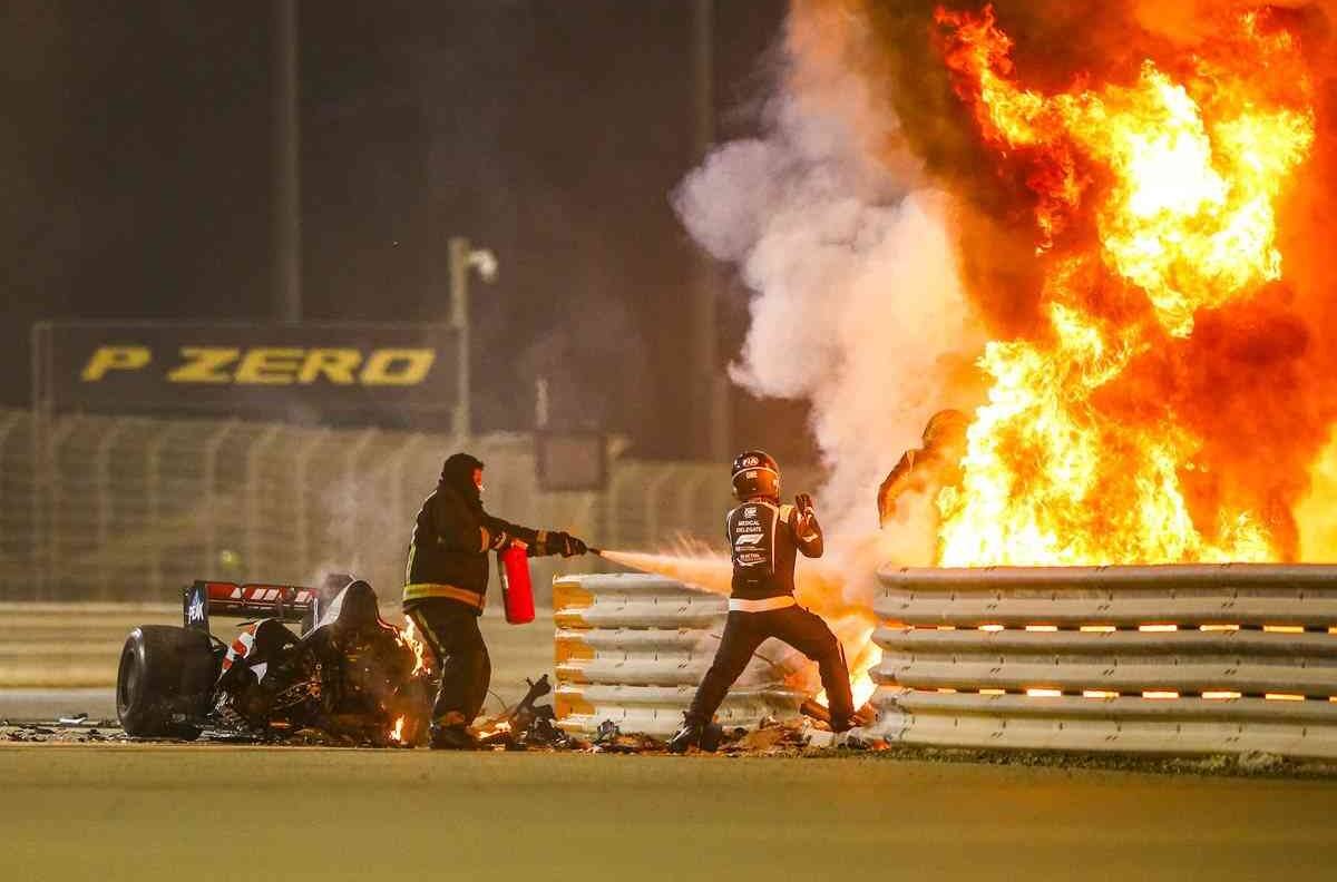 El estremecedor relato de Romain Grosjean: "Vi la muerte y pensé que eso era todo"