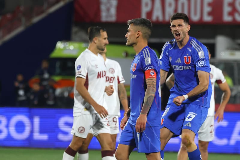 Universidad de Chile ante Lanús por Copa Sudamericana. Foto: Agencia Aton.