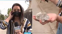 Clarisa Muñoz y equipo de "Aquí Somos Todos" fueron agredidos con piedras durante un despacho en vivo