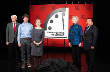 Estamos ahora a 90 segundos de nuestra perdición: Así lo indica The Doomsday Clock