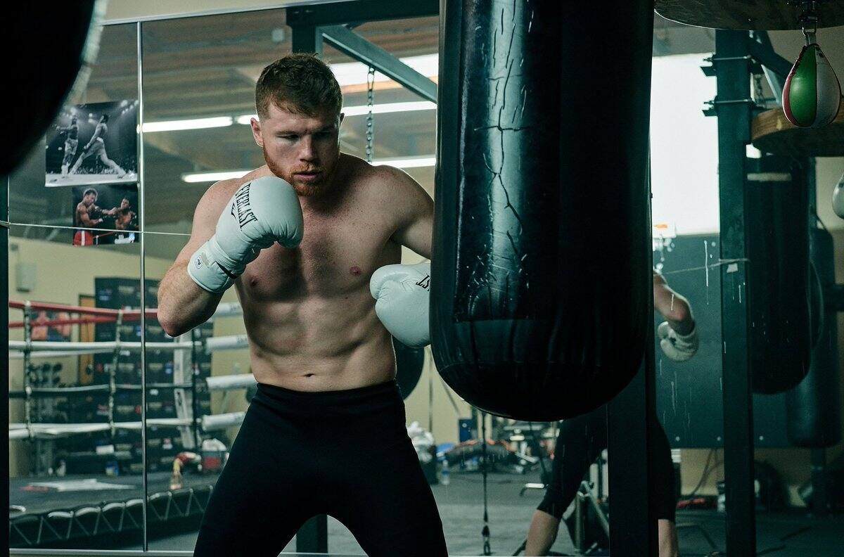 Así luce "Canelo" Álvarez de cara a su pelea con Callum Smith