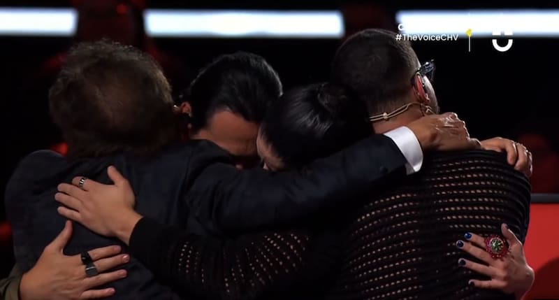 Recibió el apoyo de sus compañeros de "The Voice" / CHV