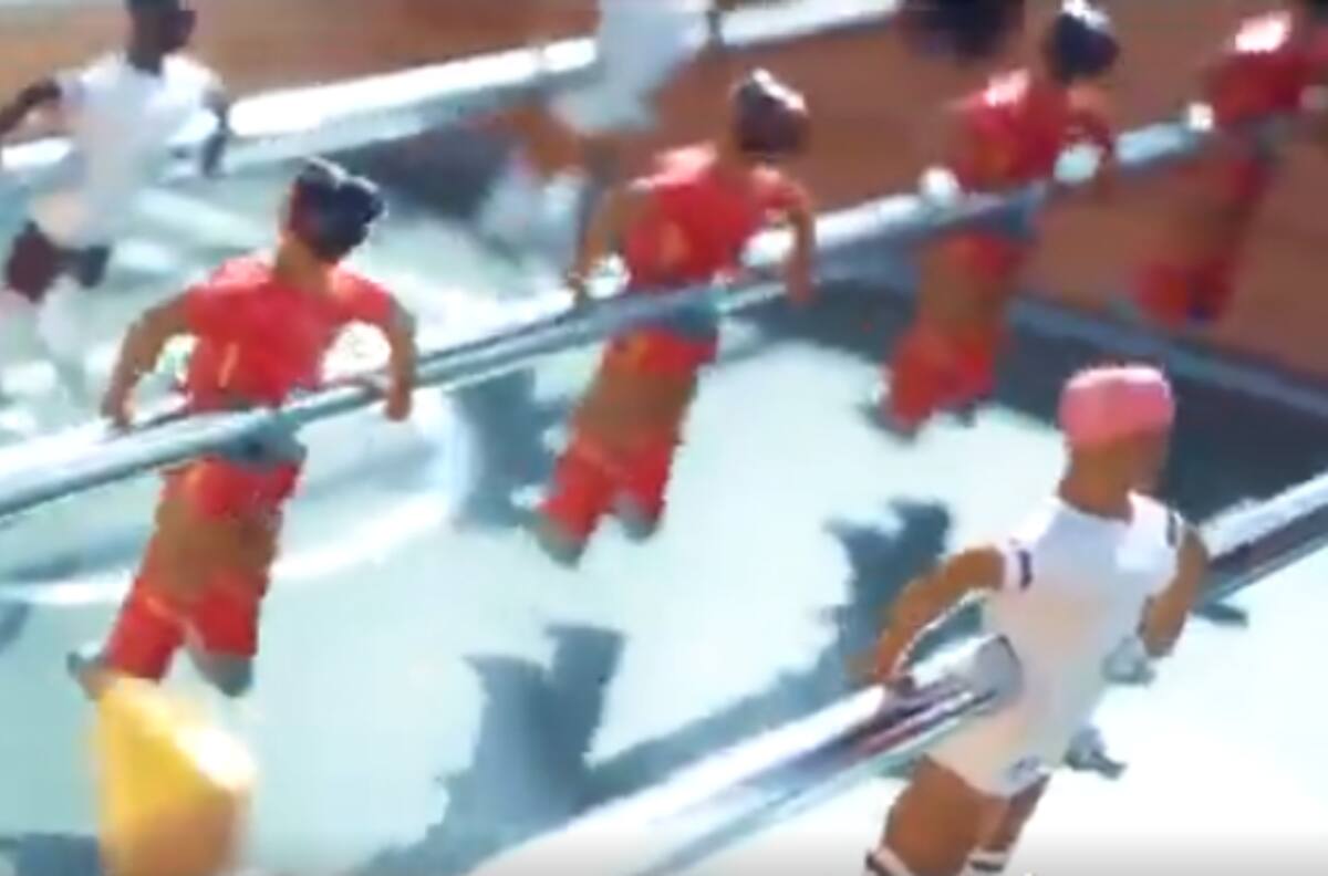 Selección española presentó el primer 'taca-taca' femenino en la antesala del 8M