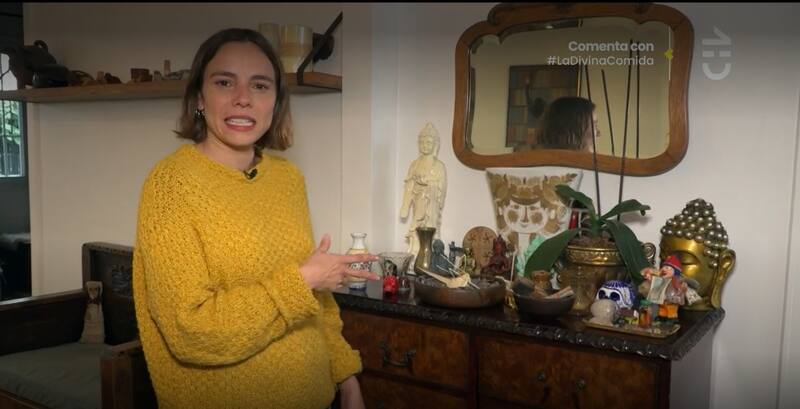 El altar de María Gracia Omegna.