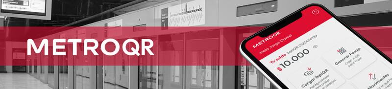 Así luce Metro QR. Créditos: Metro de Santiago.