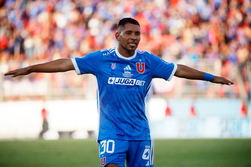 anotó un golazo para abrir el marcador contra Audax Italiano. Foto:
Jonnathan Oyarzun/Photosport