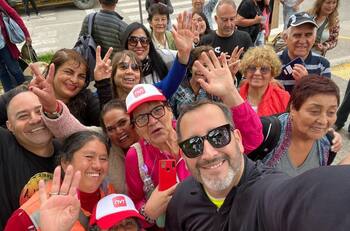 Eduardo Fuentes sorprendió a los habitantes de Olmué saliendo a trotar por la ciudad