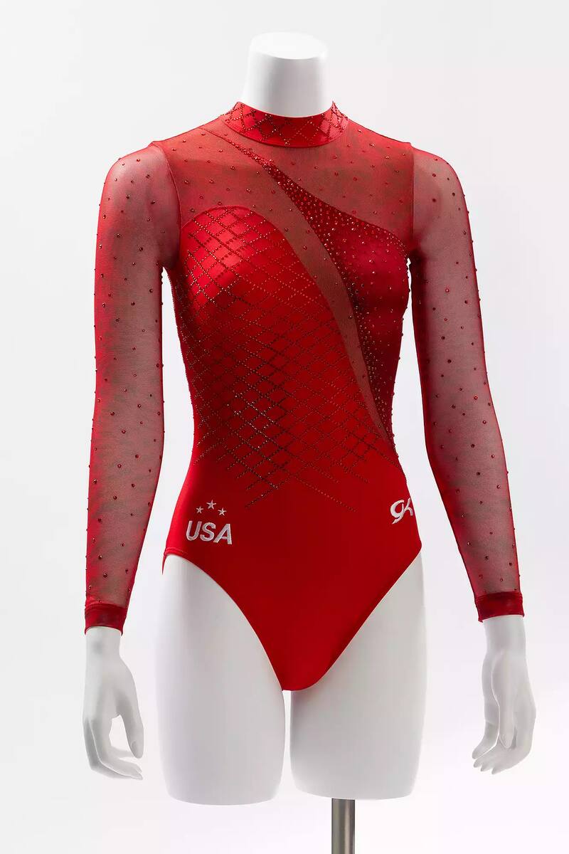 El traje de Simone Biles con el que ganó uno de sus oros en Paris 2024