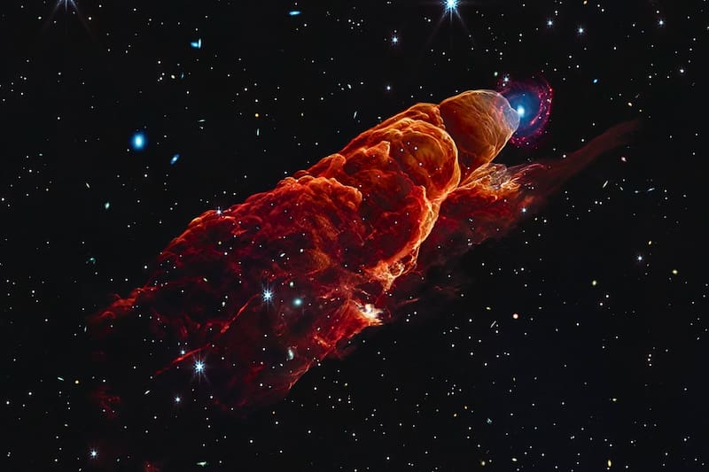 Telescopio Webb revela importante información sobre estructura espacial.