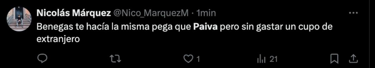 Hinchas de Colo Colo cuestionaron a Guillermo Paiva.