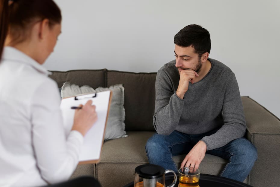 El lado femenino que se asocia socialmente con la vulnerabilidad y los prejuicios sociales hacen que muchos hombres se reúsen a ir a terapia.