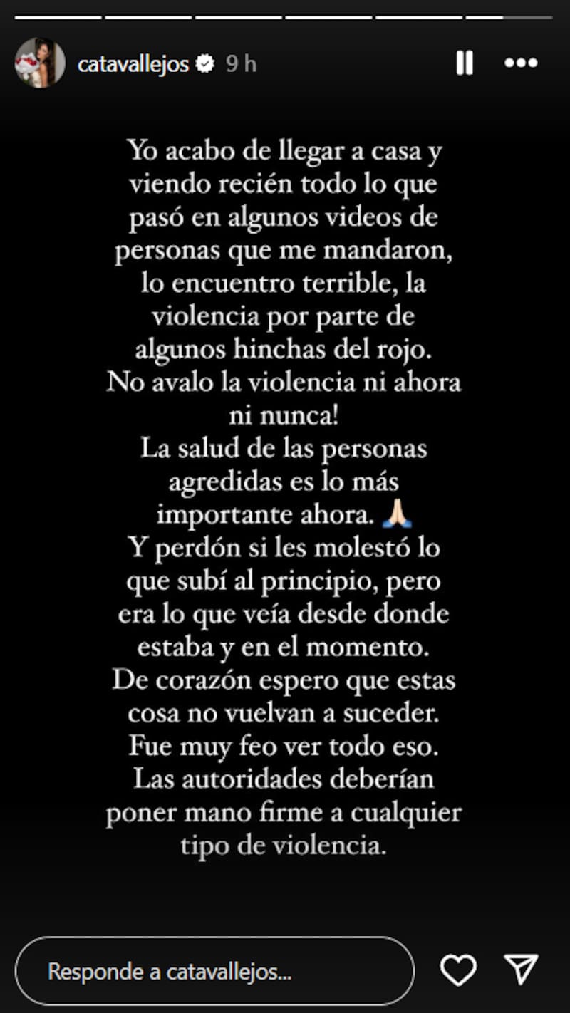 Las disculpas luego de sus polémicos dichos.