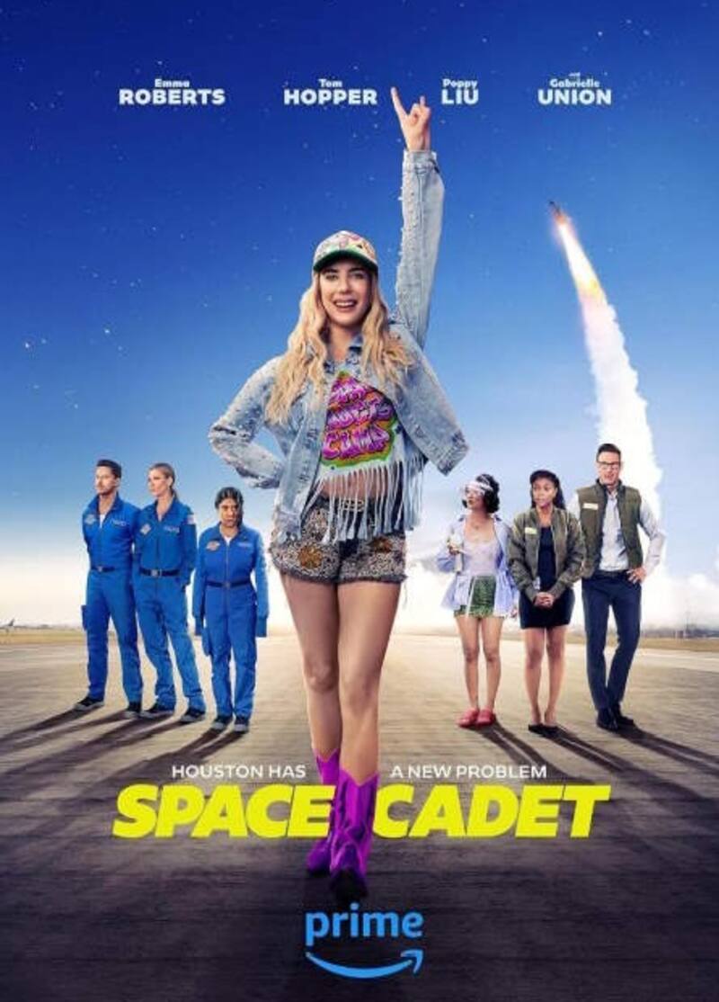 Emma Roberts llega a la NASA en su nueva película. Créditos: Prime Video