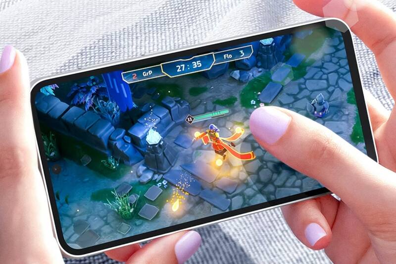 Galaxy S23 FE a la hora de jugar.