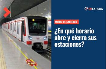 Metro de Santiago: Revisa los horarios en los que funcionará Metro este domingo 22 de enero