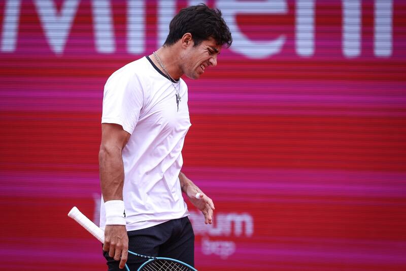se retiró de la qualy en el Masters 1000 de Madrid. Foto: EFE.